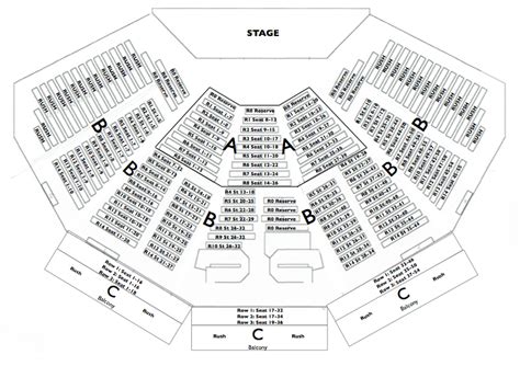 Seating Plan | SCA Fine Arts