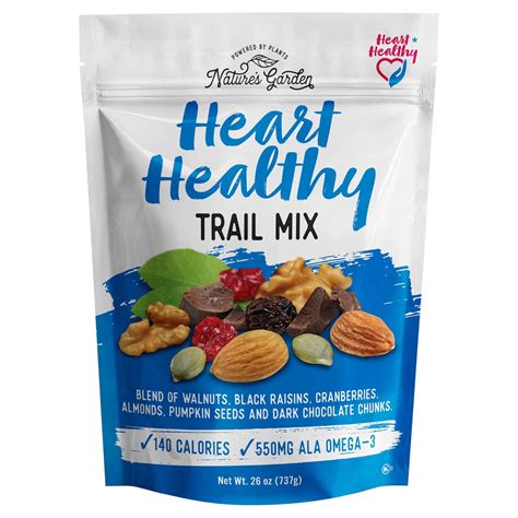 Nature's Garden Heart Healthy Trail Mix, 26 oz - Walmart.com - Walmart.com