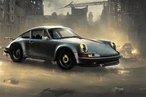 dieselpunk porsche 911, highly detailed, digital | Stable Diffusion ...