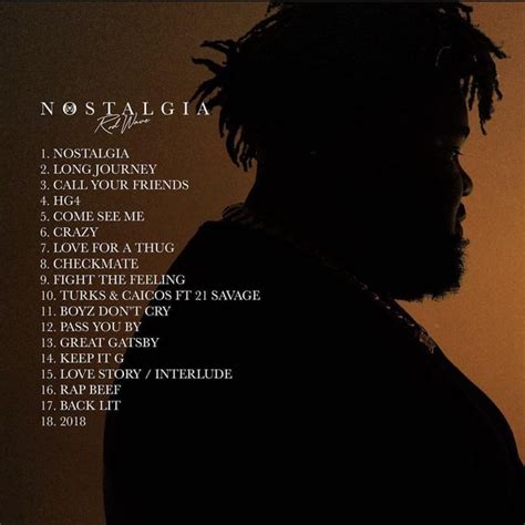 NOSTALGIA TRACKLIST : r/rodwave