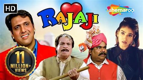 Rajaji Full Movie | Superhit Comedy Movie | Govinda - Raveen Tandon ...