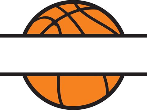 Basketball monogram template 4692532 Vector Art at Vecteezy