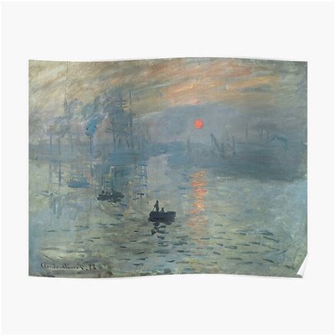 "Impression, Sunrise - Claude Monet" Poster for Sale by themasters ...