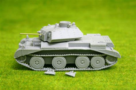 WW2 BRITISH CRUISER MkIV (A13 Mk3) Tank 1/56 scale – 28mm Blitzkrieg ...