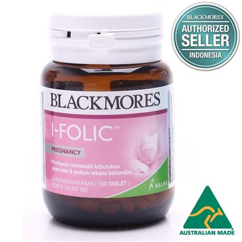 Jual Blackmores I-Folic Pregnancy BPOM Kalbe 150s - Vitamin Hamil ...