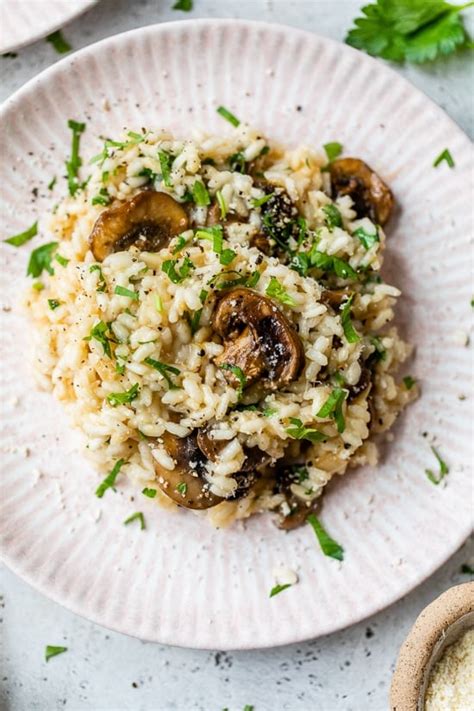 Mushroom Risotto | Yoga Pit