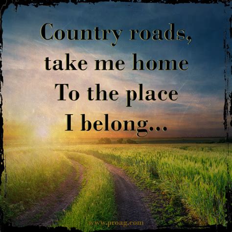 Quotes about Country roads (55 quotes)