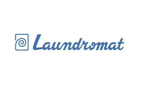 Laundromat Logo Emblem Vector Design Stock Vector - Illustration of ...