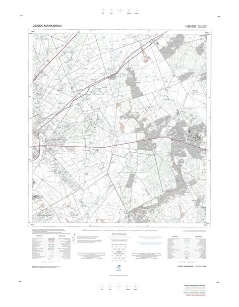 2329DC MANKWENG Map by Chief Directorate: National Geo-spatial ...