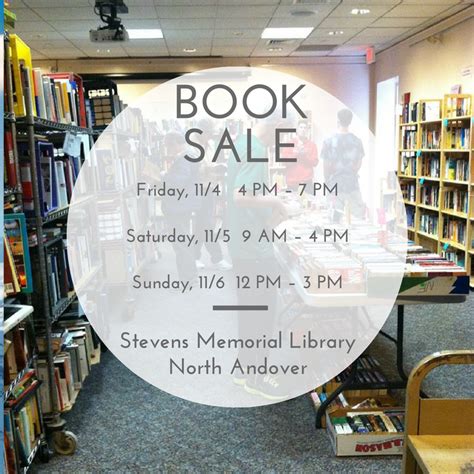 Book Sale - Stevens Memorial Library North Andover