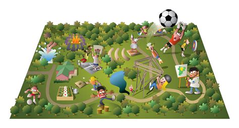 YMCA Camp Maps | Behance