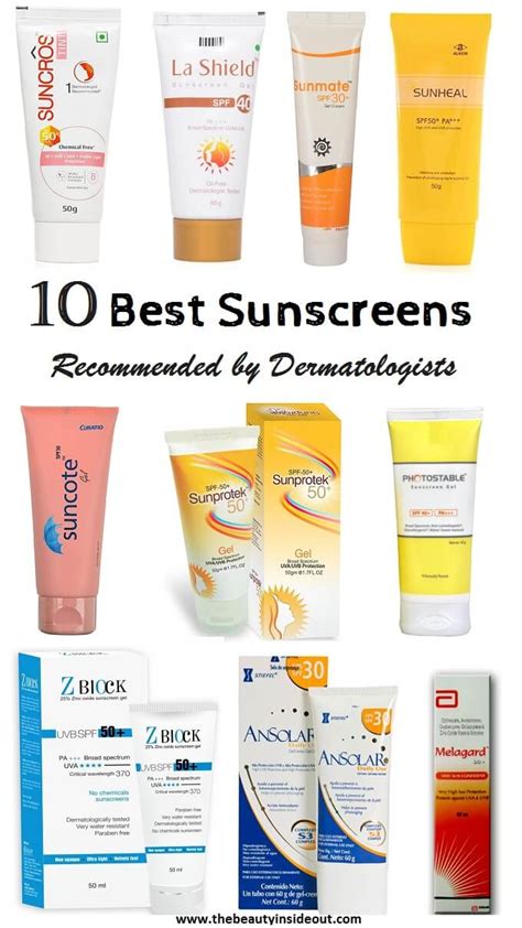 10 Best Sunscreens Recommended by Dermatologists in India 2021