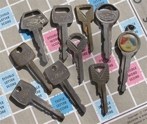 10 vintage Ford car keys by SaltysPirateDen on Etsy