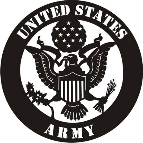 United States Army Logo Black And White