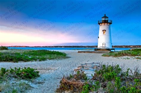 Martha's Vineyard Edgartown Lighthouse Photographic | Etsy