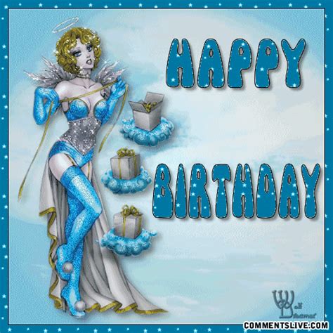 Happy Birthday – Blue Glitter - Wish Birthday – Birthday Wishes ...