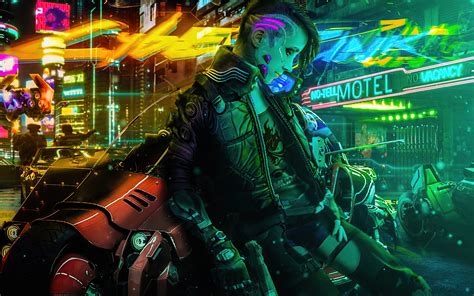 1920x1200 Cyberpunk Girl Biker New 2020 1080P Resolution ,HD 4k ...