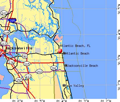 Atlantic Beach Florida Map - San Antonio Map