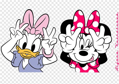 Minnie Mouse And Daisy Duck