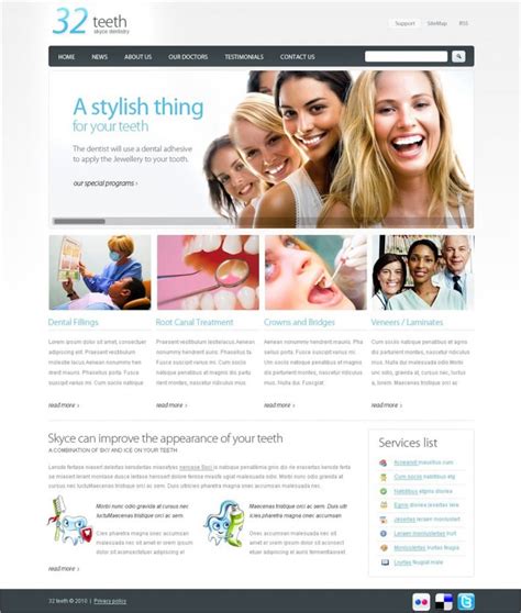 Dentist Web Template