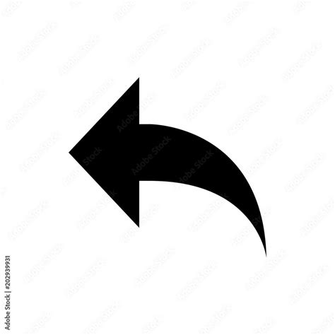 back icon, vector illustration. back button icon vector. back arrow ...