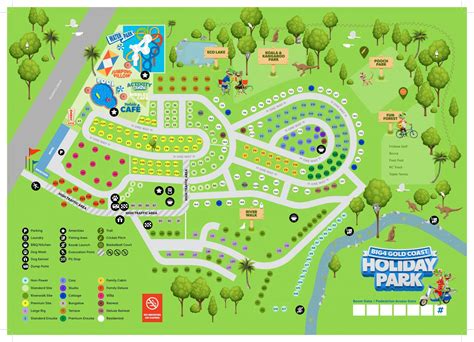 Gold Coast Holiday Park | Our Park map