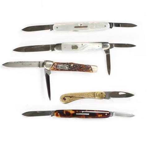 Collection of Five Vintage Pen Knives (Lot 1179 - Fall Sporting Art ...