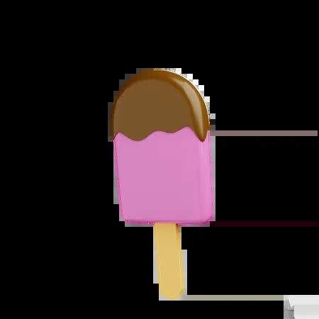 Ice Cream Stick 3D Illustration download in PNG, OBJ or Blend format