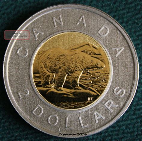 2010 Canada Toonie - 2 Dollar Coin " Specimen - Interrupted Serrations ...