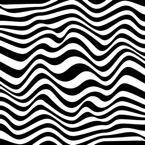 an abstract black and white background with wavy lines