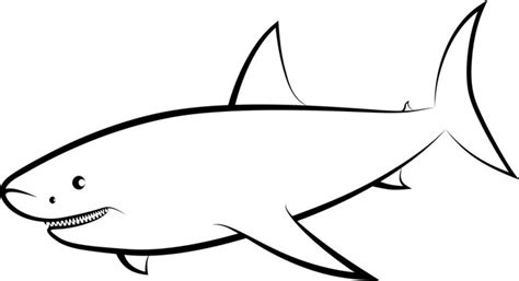 Easy Shark Clipart Images