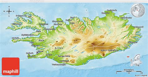 Islandia World Map