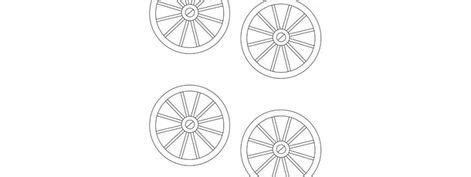 Wagon Wheel Template – Small | Wagon, Wagon wheel, Wheel