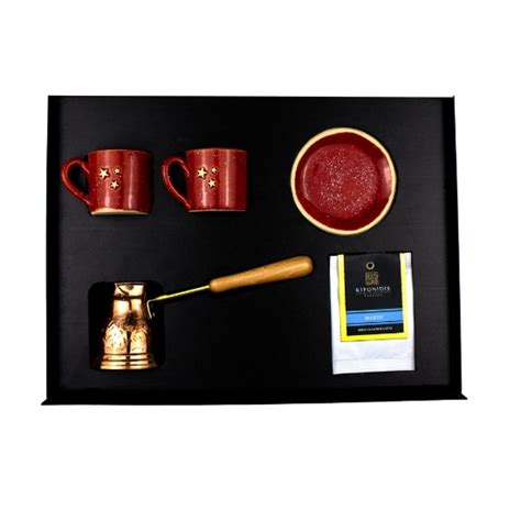 Luxury Greek Christmas Gift Box with Ceramic Coffee Set | Authentic ...