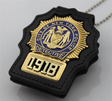 Insignia Badges And Patches Collection NYPD Detective Replica Metal ...