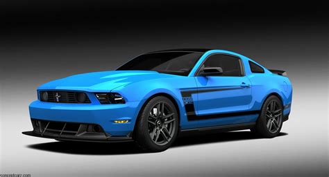 2012 Ford Mustang Grabber Blue Boss 302 Laguna Seca News and Information