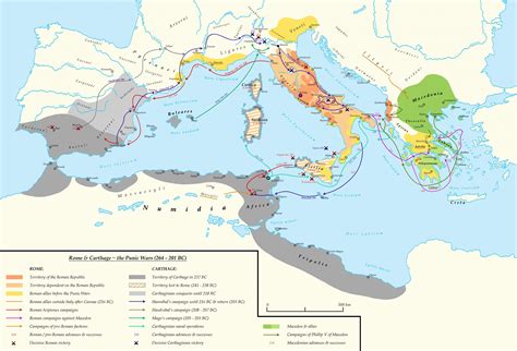 Rome & Carthage - The Punic Wars (264 - 201 BC) | Punic wars, Carthage ...