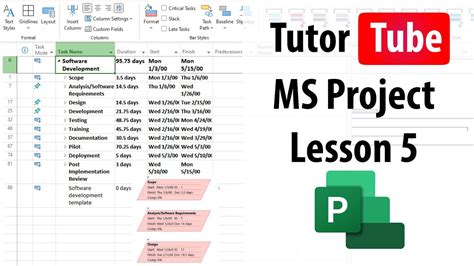 Microsoft Project - Lesson 5 - Creating a New Calendar - YouTube