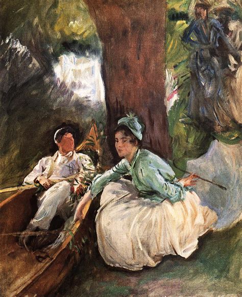 By the River 1888 Painting | John Singer Sargent Oil Paintings