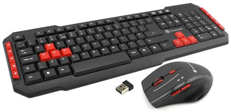 Dynamode KMG9000-W 2.4Ghz Wireless Gaming Keyboard And Mouse Combo Set ...