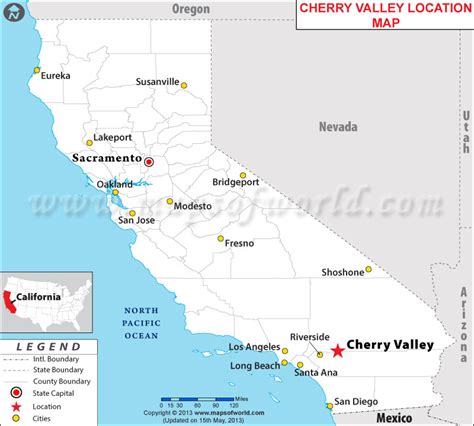 Where is Cherry Valley, California