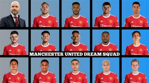 Manchester United Dream Squad Seasons 2022/2023 ~ Antony - Nunez - De ...