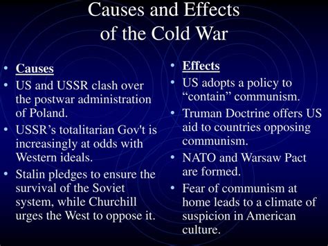 💌 Cold war causes and effects. Cold War Cause And Effect Essay. 2022-10-17