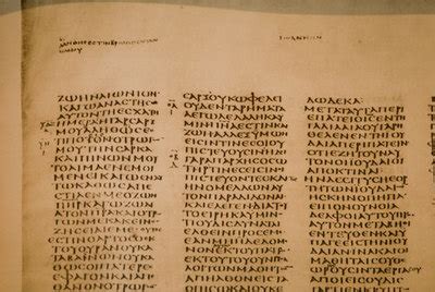 "Codex Sinaiticus - 4th Century A.D."