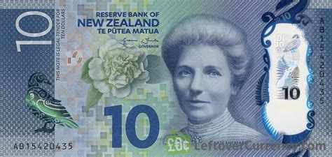 10 New Zealand Dollars banknote 2015 - Exchange yours for cash today