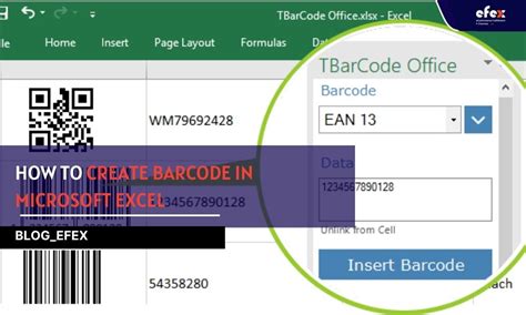 How to Create a Barcode Inventory in Excel (2 Minutes)