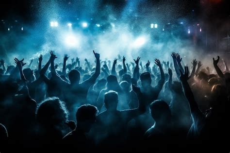 Premium AI Image | Crowd of people at a concert