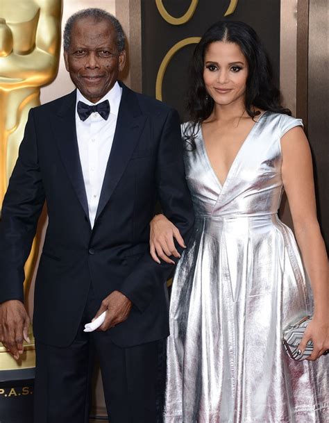 Sidney Poitier with his daughter Sydney | Formal dresses long, Dress ...