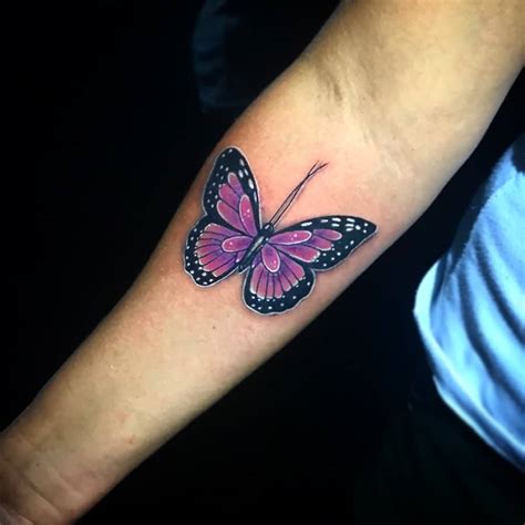 Top 61 Best Purple Butterfly Tattoo Ideas - [2021 Inspiration Guide]