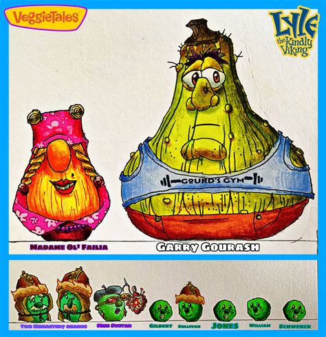 VeggieTales Characters Re-Detailed debuts 14 by wilduda on DeviantArt